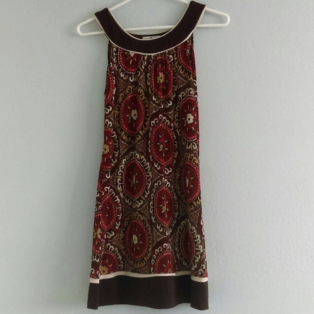 Vintage Old Fashioned Design Flowy Dress
